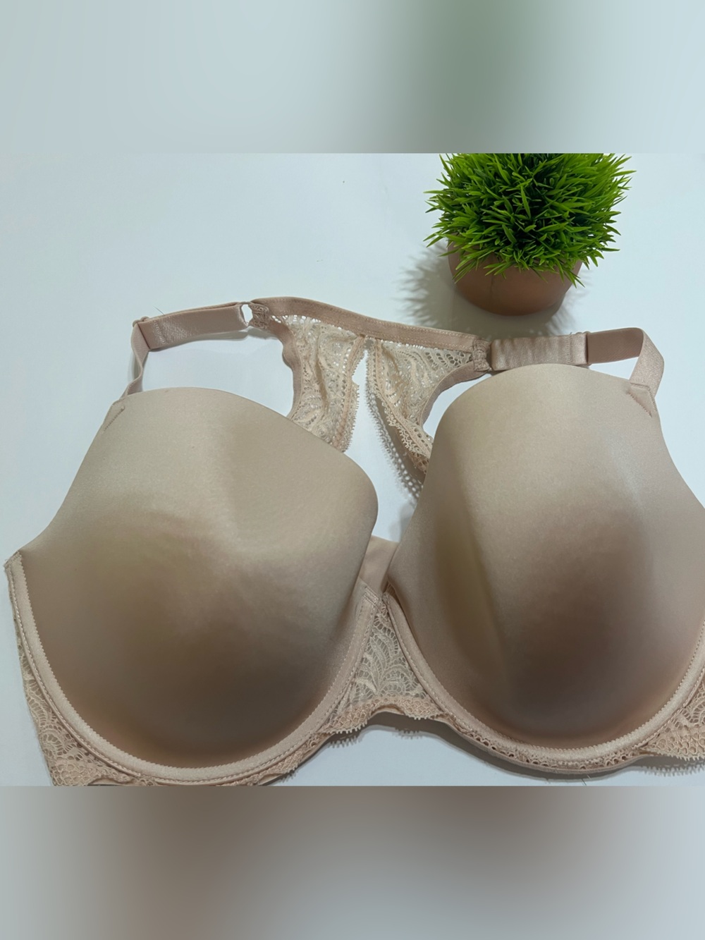 Paramour Nude Lace Racerback T-Shirt